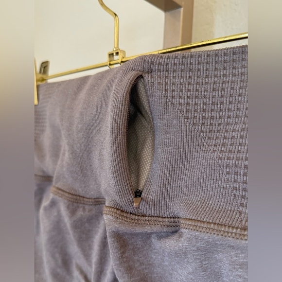 Gymshark Vital Rise Seamless Leggings - Taupe Marl Size M - Picture 10 of 11